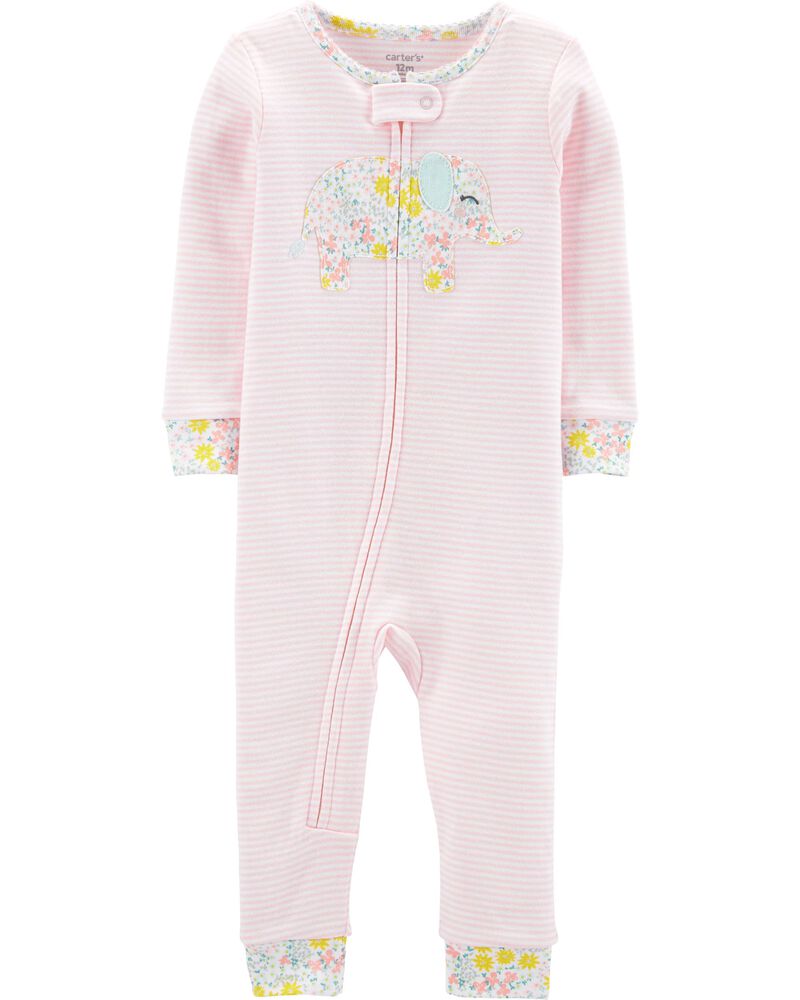Spotted Zebra 3-Pack Snug-fit Cotton Footless Sleeper Pajamas Mixte Enfant Marque Lot de 3